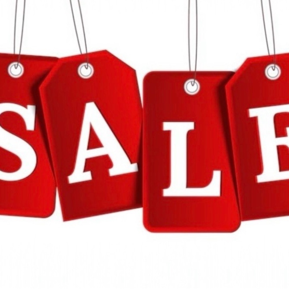 Red Sale Tags